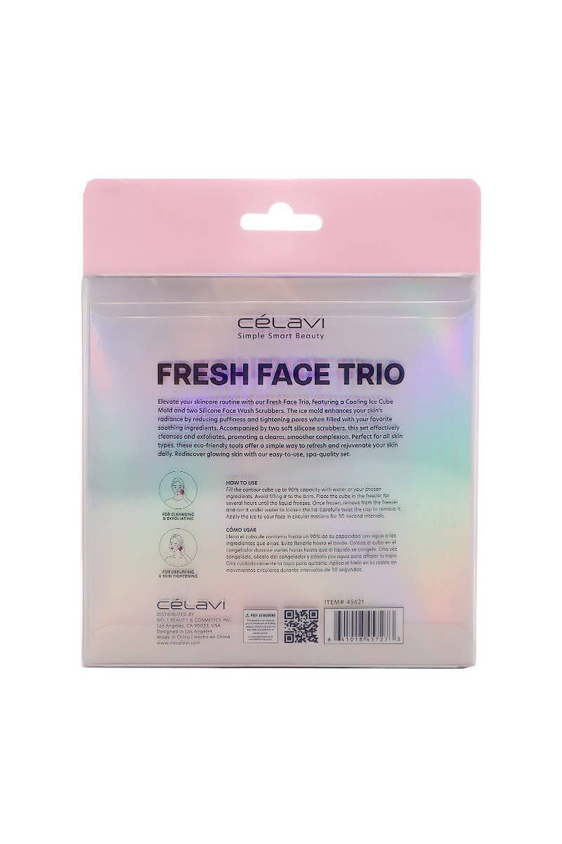 Fresh Face Trio Ice Roller & Silicone Set