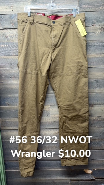 #56 36/32 NWOT Wrangler